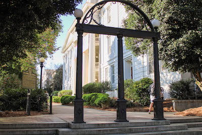 Georgia Arch At UGA Athens, Georgia Campus